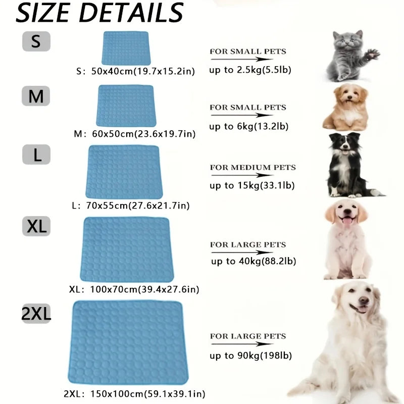 Cooling Mat, summer Pet Cold Bed