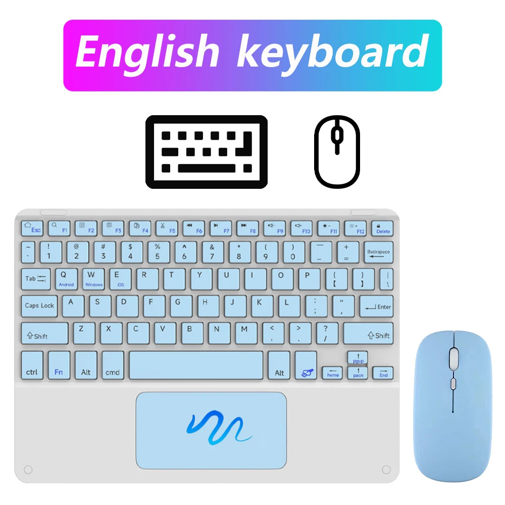 Bluetooth Keyboard with Integrated Mouse for Tablets - Convenience and Productivity