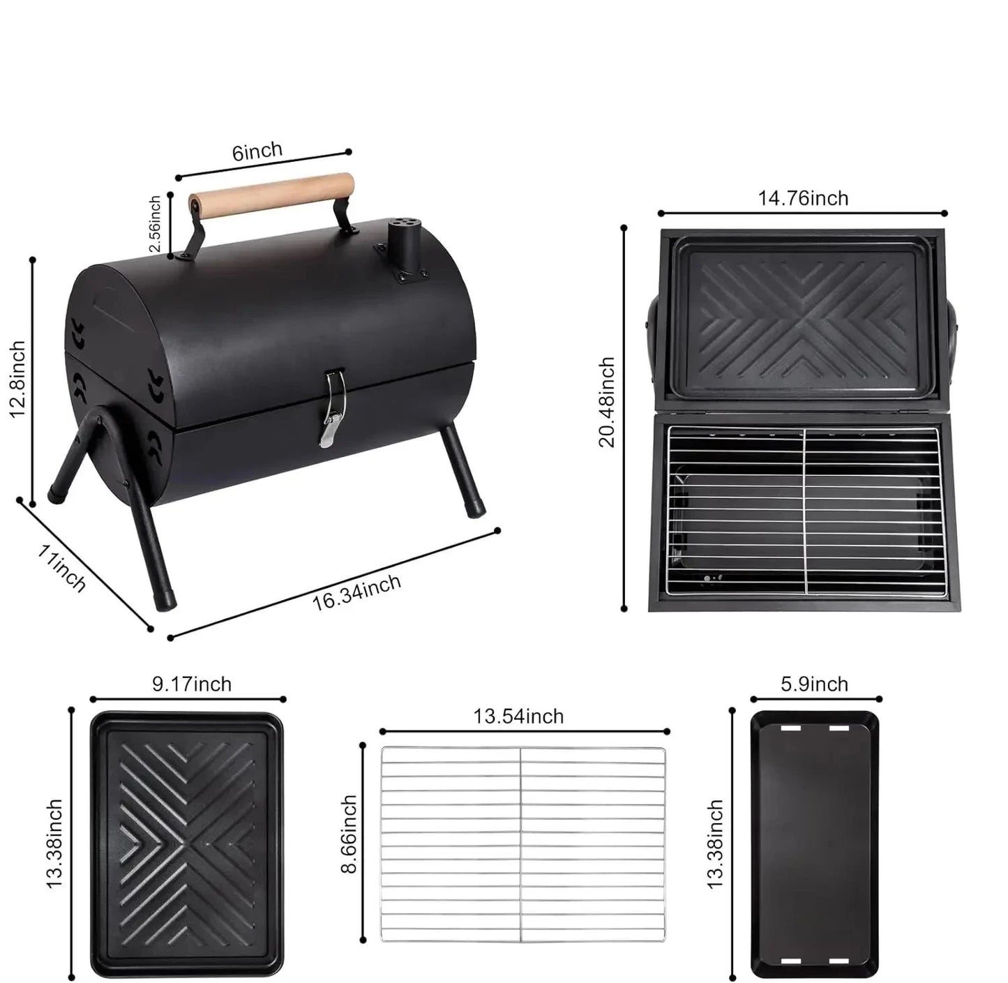 Portable Charcoal Grill