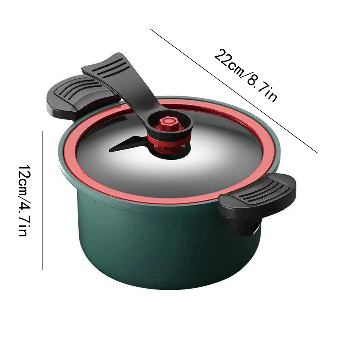 Pressure Cooker Compatible 3.5L Large-Capacity Low-Temperature Cooking Rice Stone Electric Multi Purpose Soup Pressure Cooker