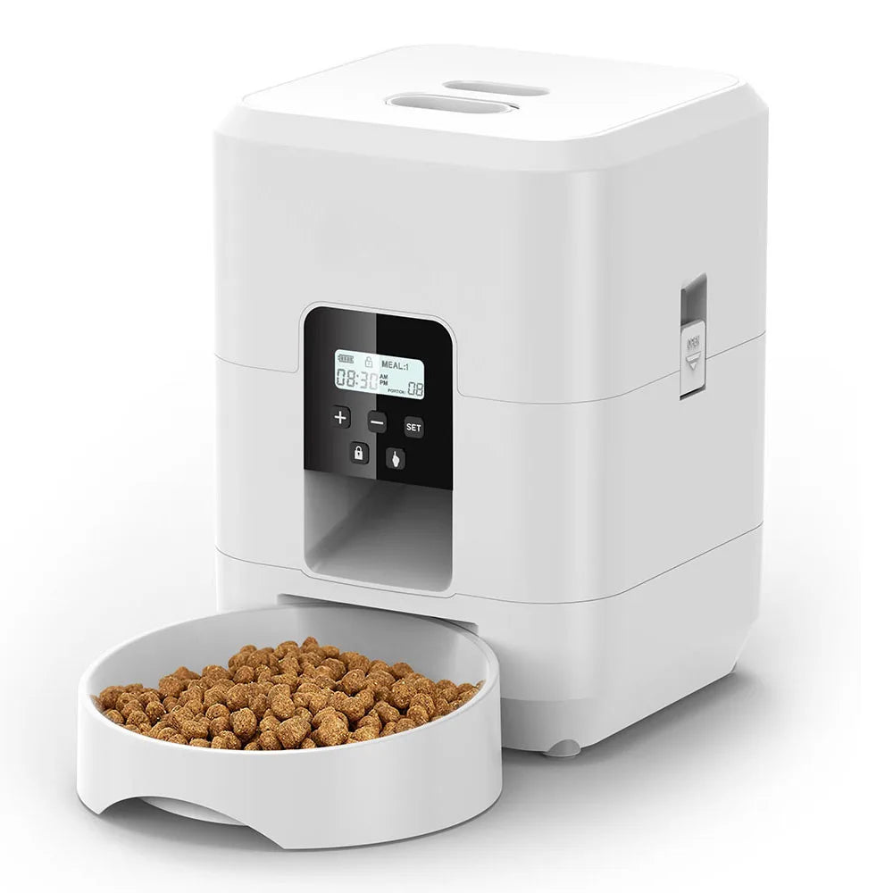 Smart Pet Feeder – Automatic Timed Food Dispenser for Cats & Dogs