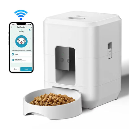 Smart Pet Feeder – Automatic Timed Food Dispenser for Cats & Dogs