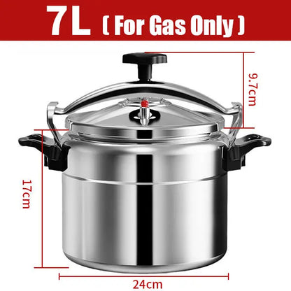 5L/7L Aluminum Safe Explosion Proof Pressure Cooker for Gas Cooker Super safety lock Pressure Cookers Cooking Pots