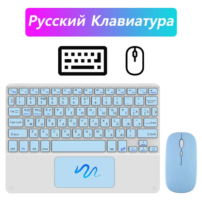 Bluetooth Keyboard with Integrated Mouse for Tablets - Convenience and Productivity